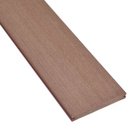 Lame de terrasse Bois composite Pacifique, Brun Exotique, L. 4 m x l. 165 mm x ep. 21 mm