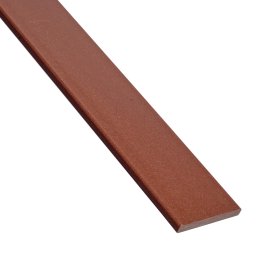 Plinthe Bois composite, Brun Exotique, L. 2 m x l. 90 mm x ep. 12 mm