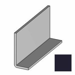 Profil départ pour pose verticale Aluminium Malo, Gris Alu, ep. 3 mm x l. 18 mm x L. 3 m