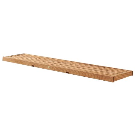 Assise en Bois pour banc Métis Pin, Marron par imprégnation, L. 1,99 m x l. 515 mm x h. 68 mm x ep. 68 mm