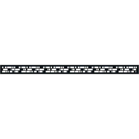 Panneau de décor Aluminium Kelona,  Noir, L. 1,97 m x l. 165 mm x ep. 25 mm