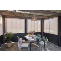 Store de protection solaire et visuelle SOLEO, Type 30, L. 1.50 m x l. 1.21 m