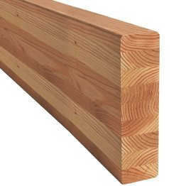 Poutre Bois Lamellé-collé Douglas, Marron par imprégnation, ep. 80 mm x l. 200 mm x L. 6 m, Jusqu'en classe d'emploi 3.2