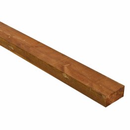 Traverse paysagère Bois Pin, Marron par imprégnation, ep. 100 mm x l. 200 mm x L. 2,50 m
