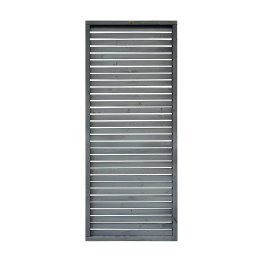 Panneau Bois ajouré pour pergola Samana Pin, Gris Ardoise par imprégnation, L. 2,179 m x h. 905 mm x ep. 90 mm