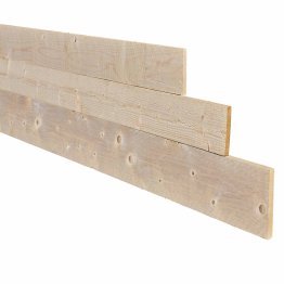 Volige Bois Brut Épicéa, Naturel, ep. 18 mm x l. 200 mm x L. 4 m, Jusqu'en classe d'emploi 1