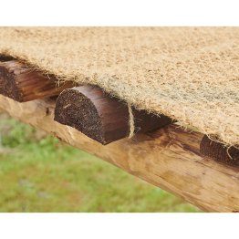 Toile d'ombrage coco pour pergola Esmée, L. 3 m x l. 3 m