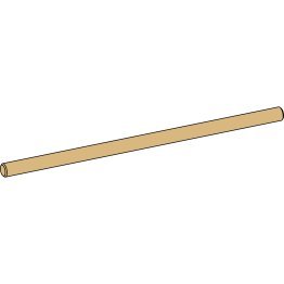 Lisse universelle Bois Pin, Marron par imprégnation, Diam. 80 mm x L. 1,86 m, Jusqu'en classe d'emploi 4