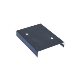 Chapeau de poteau intermédiaire Acier Galvanisé POP, Gris Anthracite, L. 134 mm x l. 98.5 mm x h. 21 mm