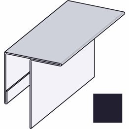 Profil angle sortant Aluminium Malo, Gris Anthracite, 40 mm x 45 mm x L. 3 m