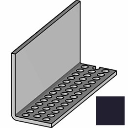 Profil départ pour pose verticale Aluminium Nova, Gris Alu, ep. 2 mm x l. 28 mm x L. 3 m
