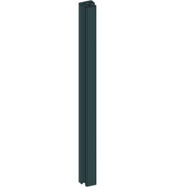 Poteau carré Aluminium Kelona, Gris Anthracite, L. 1.02 m x l. 90 mm x ep. 90 mm