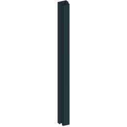 Poteau Aluminium, Noir, L. 1,02 m x l. 90 mm x ep. 90 mm, Extérieur