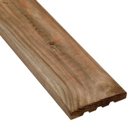 Lame de terrasse Bois Catalina, Douglas Marron par imprégnation, ep. 28 mm x l. 145 mm x L. 4 m, Jusqu'en classe d'emploi 3.2