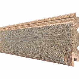 Lame de bardage Bois Mezzo Douglas Hors aubier, Naturel, ep. 22 mm x l. 125 mm x L. 4 m, Jusqu'en classe d'emploi 3.2