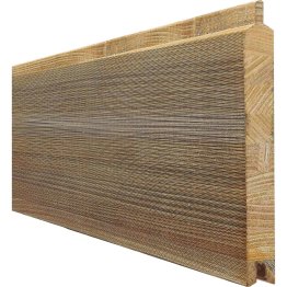 Lame de bardage Bois Largo Douglas, Marron par imprégnation, ep. 26 mm x l. 200 mm x L. 5 m, Jusqu'en classe d'emploi 3.2