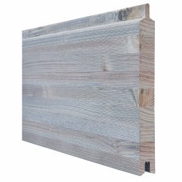 Lame de bardage Bois Largo Douglas, Gris par imprégnation, ep. 26 mm x l. 200 mm x L. 3 m, Jusqu'en classe d'emploi 3.2