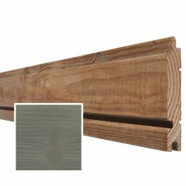 Lame de bardage Bois Mélodik rainure excentrée Douglas, Saturé Gris Patiné, ep. 22 mm x l. 135 mm x L. 4 m, Jusqu'en classe d'emploi 3.1