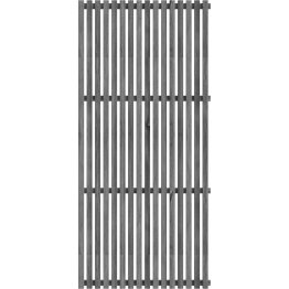 Panneau Bois claire-voie Pin, Saturé Gris Ardoise, l. 1 m x h. 2,18 m x ep. 44 mm, Jusqu'en classe d'emploi 4