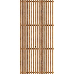 Panneau claire-voie d'habillage Pin, Marron imprégnation, l. 1 m x h. 2,18 m x ep. 44 mm