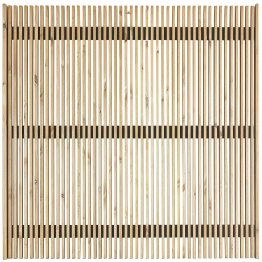 Clôture Bois ajouré Panama Pin, Marron par imprégnation, L. 1,80 m x h. 1,80 m x ep. 90 mm