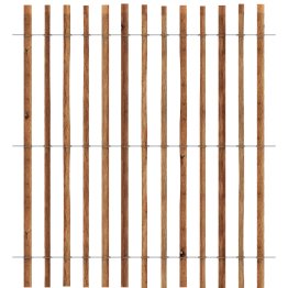 Ganivelle bois Pin, Marron par imprégnation, L. 5 m x h. 1,20 m, Jusqu'en classe d'emploi 4