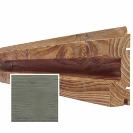 Lame de bardage Bois Mélodik Douglas, Saturé Gris Patiné, ep. 45 mm x l. 135 mm x L. 4 m, Jusqu'en classe d'emploi 3.1