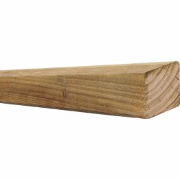 Lame de bardage Bois Vibrato claire-voie Douglas, Marron par imprégnation, ep. 44 mm x l. 58 mm x L. 4 m, Jusqu'en classe d'emploi 3.2
