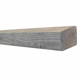 Lame de bardage Bois Vibrato claire-voie Douglas, Gris par imprégnation, ep. 44 mm x l. 58 mm x L. 4 m, Jusqu'en classe d'emploi 3.2