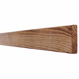 Lame de bardage Bois Mélodik claire-voie Douglas, Marron par imprégnation, ep. 22 mm x l. 90 mm x L. 4 m, Jusqu'en classe d'emploi 3.2