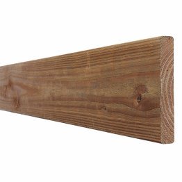 Lame de bardage Bois Mélodik claire-voie Douglas, Marron par imprégnation, ep. 22 mm x l. 145 mm x L. 4 m, Jusqu'en classe d'emploi 3.2