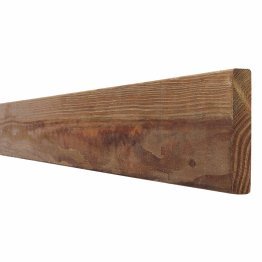 Lame de bardage Bois Mélodik claire-voie Douglas, Marron par imprégnation, ep. 22 mm x l. 120 mm x L. 4 m, Jusqu'en classe d'emploi 3.2