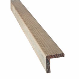 Cornière d'angle Bois Raboté Douglas, Gris par imprégnation, ep. 68 mm x l. 68 mm x L. 3 m, Jusqu'en classe d'emploi 3.2