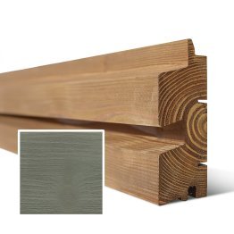 Lame de bardage Bois Vibrato XL Douglas, Saturé Gris Patiné, ep. 44 mm x l. 135 mm x L. 4 m, Jusqu'en classe d'emploi 3.1