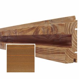 Lame de bardage Bois Mélodik Douglas, Saturé Topaze, ep. 45 mm x l. 135 mm x L. 4 m, Jusqu'en classe d'emploi 3.1