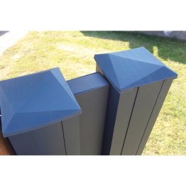 Lame de liaison Aluminium Tokyo, Gris Anthracite, L. 82 m x l. 47 mm x h. 2 m x ep. 1.50 mm