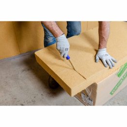 Panneau isolant Fibre de bois semi rigide, Naturel, ep. 45 mm x l. 600 mm x L. 1.22 m