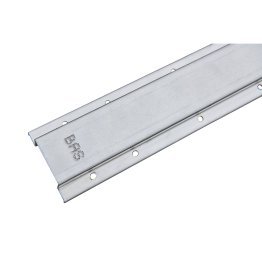 Guide de perçage Tokyo Aluminium, L. 2.02 m x l. 42 mm x h. 65 mm x ep. 1.50 mm