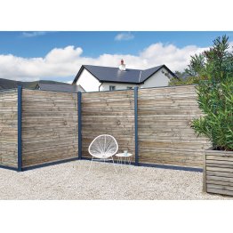 Lame empilable Bois Tokyo Douglas, imprégnation colorée pré-grisée, L. 2 m x l. 135 mm x ep. 27 mm