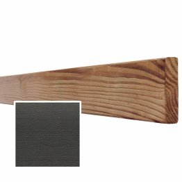 Lame de bardage Bois Mélodik claire-voie Douglas, Saturé Gris Carbone, ep. 22 mm x l. 90 mm x L. 4 m, Jusqu'en classe d'emploi 3.1