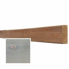 Lame de bardage Bois Mélodik claire-voie Douglas, Saturé Gris Nacré, ep. 22 mm x l. 68 mm x L. 4 m, Jusqu'en classe d'emploi 3.1