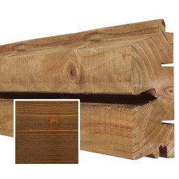 Lame de bardage Bois Vibrato, Douglas Saturé Tonka, ep. 45 mm x l. 115 mm x L. 4 m, Jusqu'en classe d'emploi 3.1