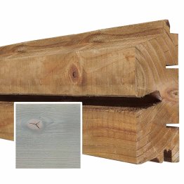 Lame de bardage Bois Vibrato, Douglas Saturé Gris Nacré, ep. 45 mm x l. 115 mm x L. 4 m, Jusqu'en classe d'emploi 3.1