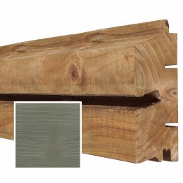 Lame de bardage Bois Vibrato, Douglas Saturé Gris Patiné, ep. 45 mm x l. 115 mm x L. 4 m, Jusqu'en classe d'emploi 3.1