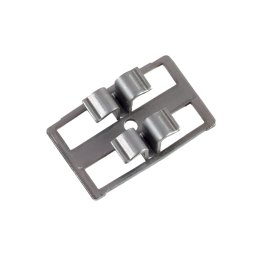 Sachet de 90 clips de jonctions pour terrasse bois composite, Inox, L. 240 mm x l. 240 mm x ep. 70 mm