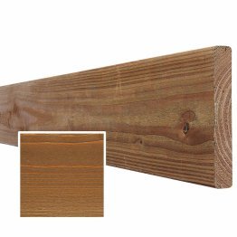 Lame de bardage Bois Mélodik claire-voie Douglas, Saturé Topaze, ep. 22 mm x l. 145 mm x L. 4 m, Jusqu'en classe d'emploi 3.1