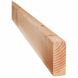 Ossature Bois Massif Abouté Raboté Douglas, Incolore par trempage, ep. 45 mm x l. 95 mm x L. 6 m, Jusqu'en classe d'emploi 2