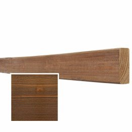 Lame de bardage Bois Mélodik claire-voie Douglas, Saturé Tonka, ep. 22 mm x l. 68 mm x L. 4 m, Jusqu'en classe d'emploi 3.1