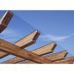 Kit plaques polycarbonate compact incolores pour pergola bois Albizia, ep. 4 mm x l. 548 mm x L. 4 m