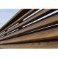 Panneau empilable Bois Olympe persienne Pin, Marron par imprégnation, L. 2,02 m x h. 600 mm x ep. 90 mm